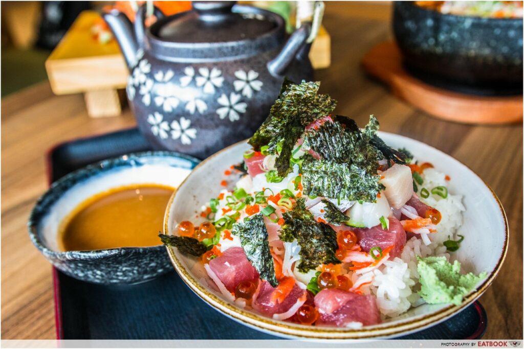 Ramen Champion Review Pink Tonkotsu Ramen And FreeFlow Salad Bar At