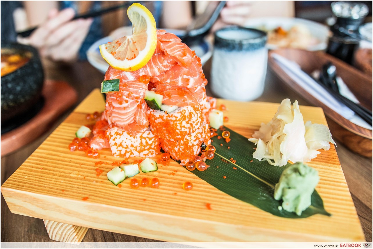 ramen champion - salmon tower