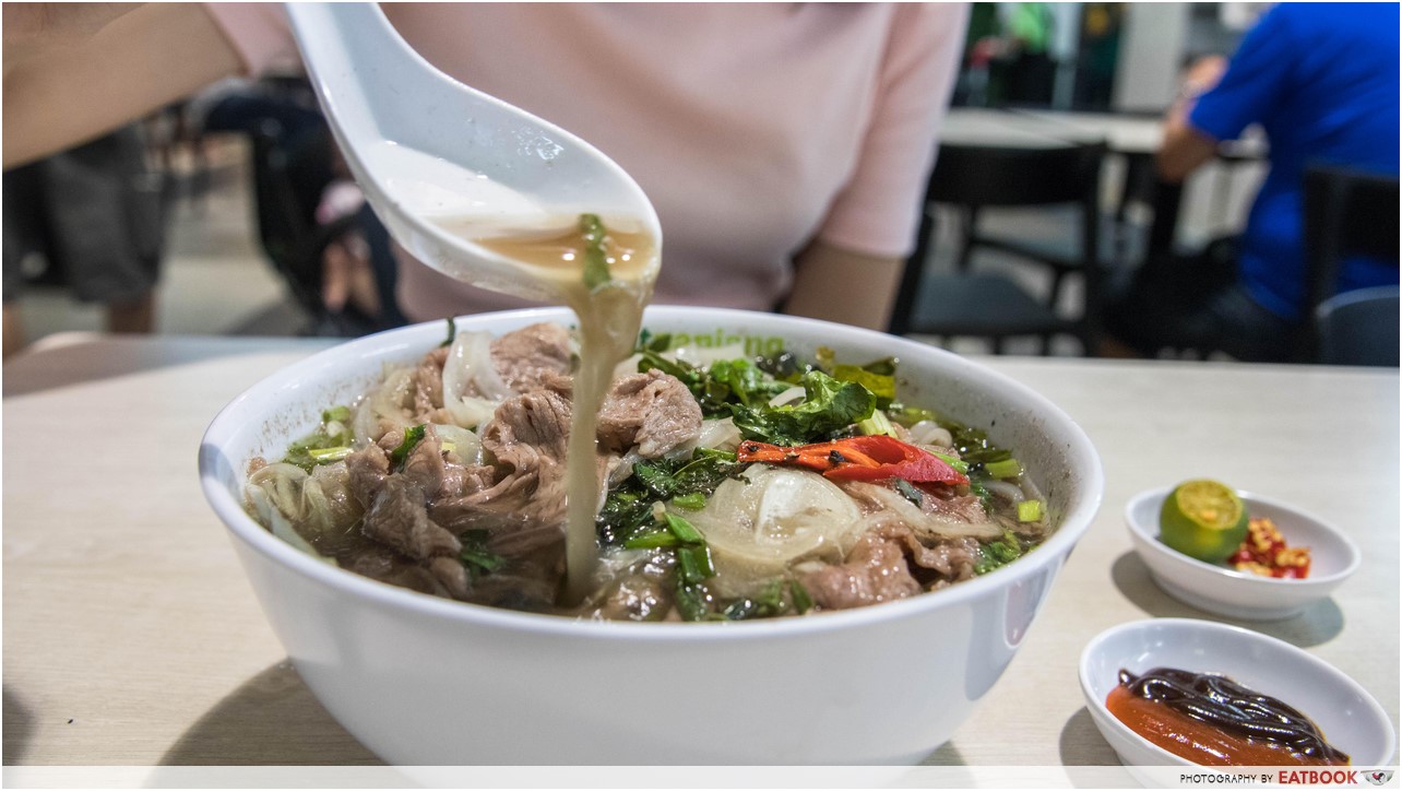 saigon food street - beef soup