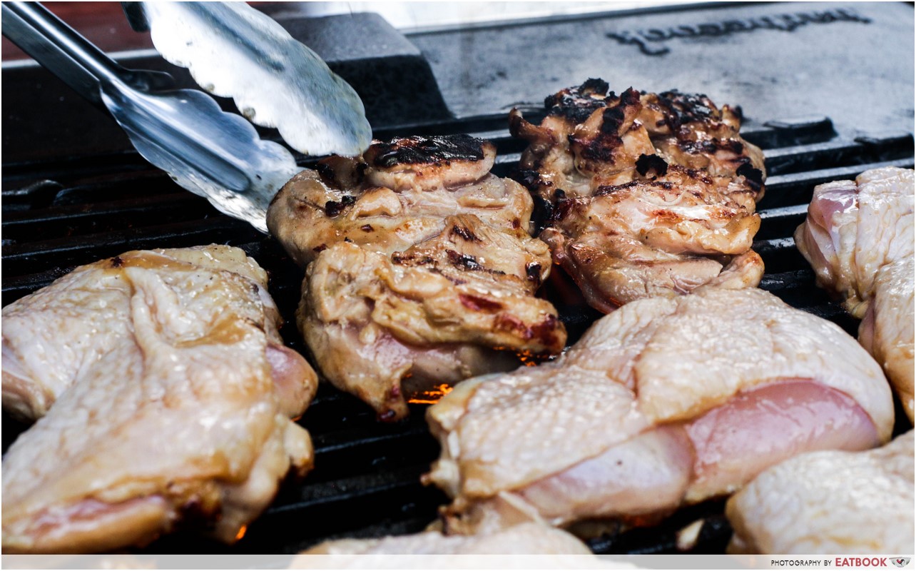 Sunday Roast - cooking chicken