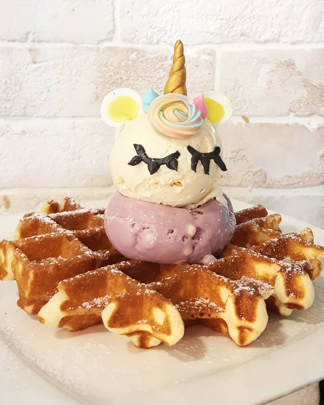 Unicorn waffles - hatter street