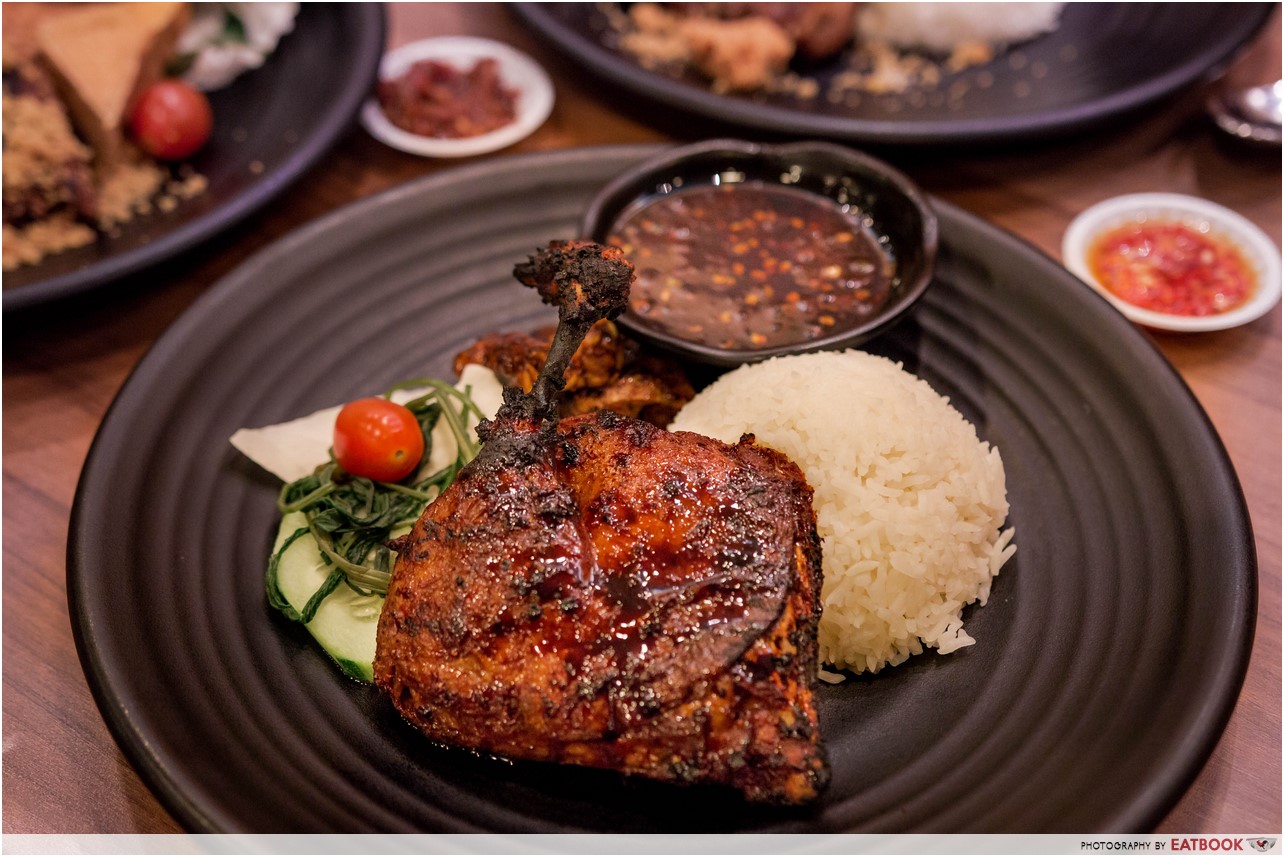 Bebek Goreng Pak Ndut - Grilled Duck Rice