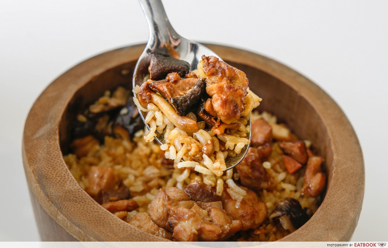 Kampung Admiralty Hawker Centre - bamboo rice