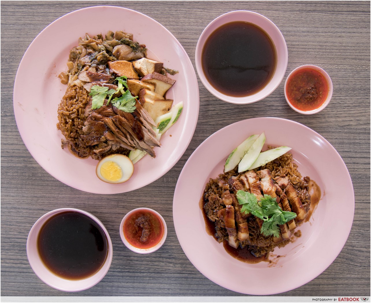 Wei Ji Braised Duck - flatlay