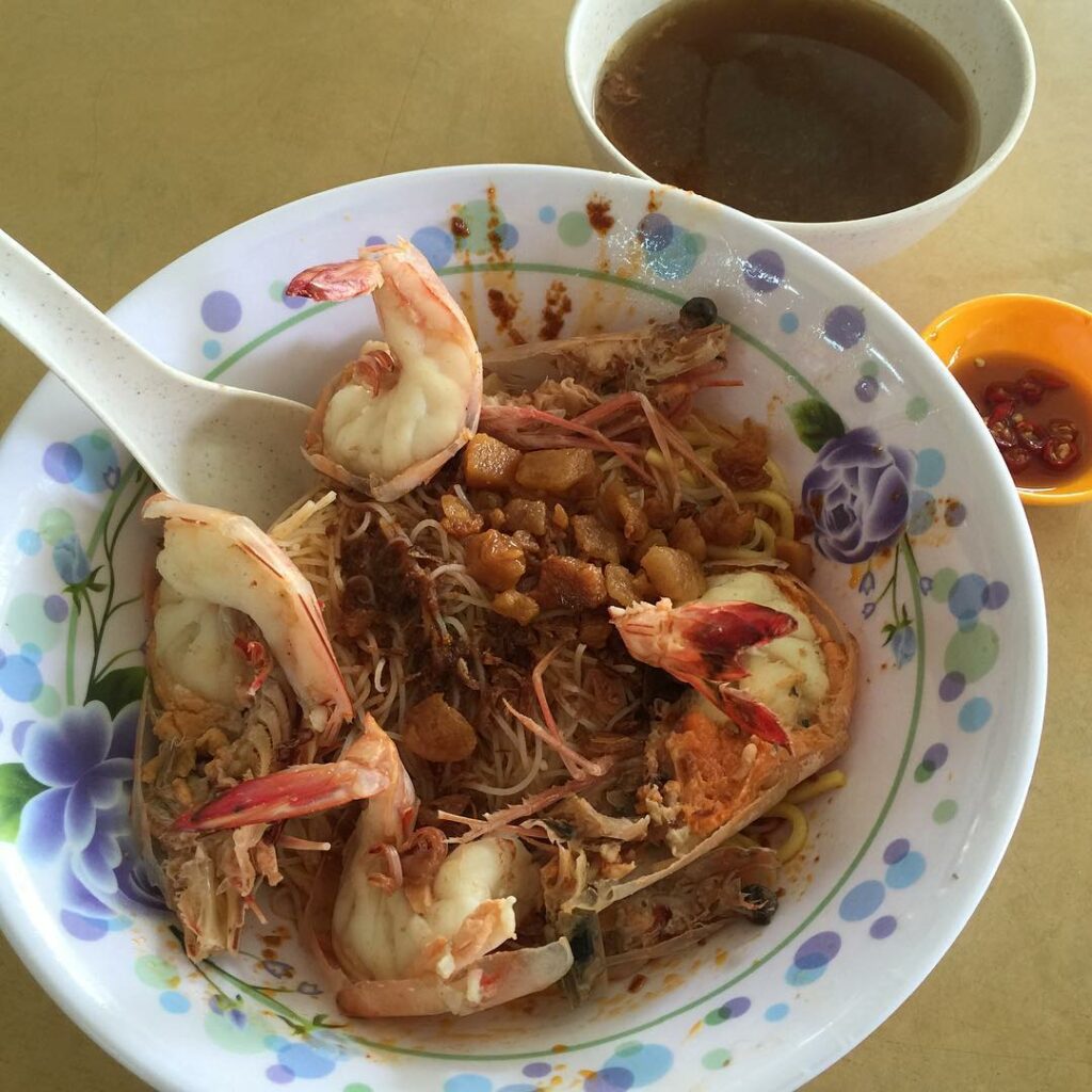 Bedok North Food 58 Prawn Noodle