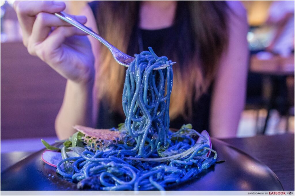 Blue Willow - Pasta closeup