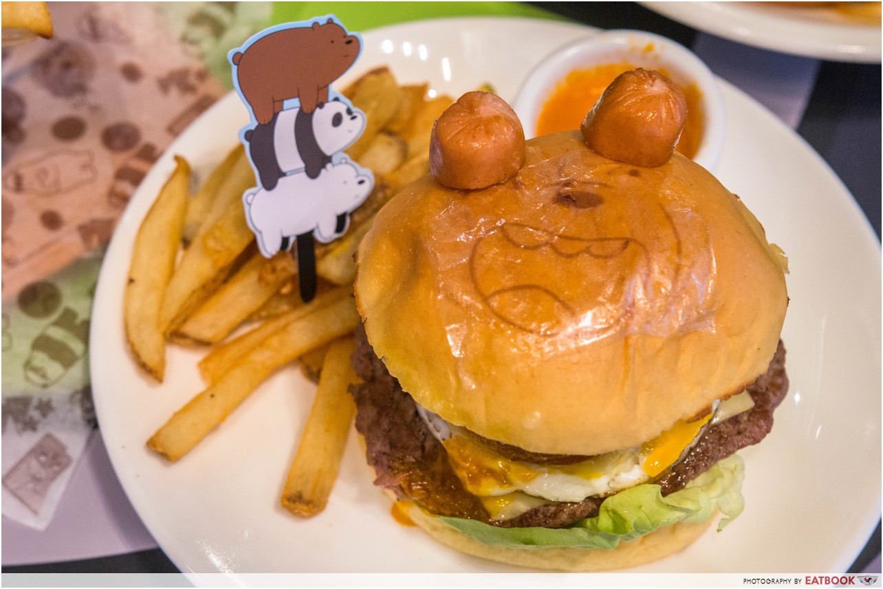 cartoon network cafe - burger