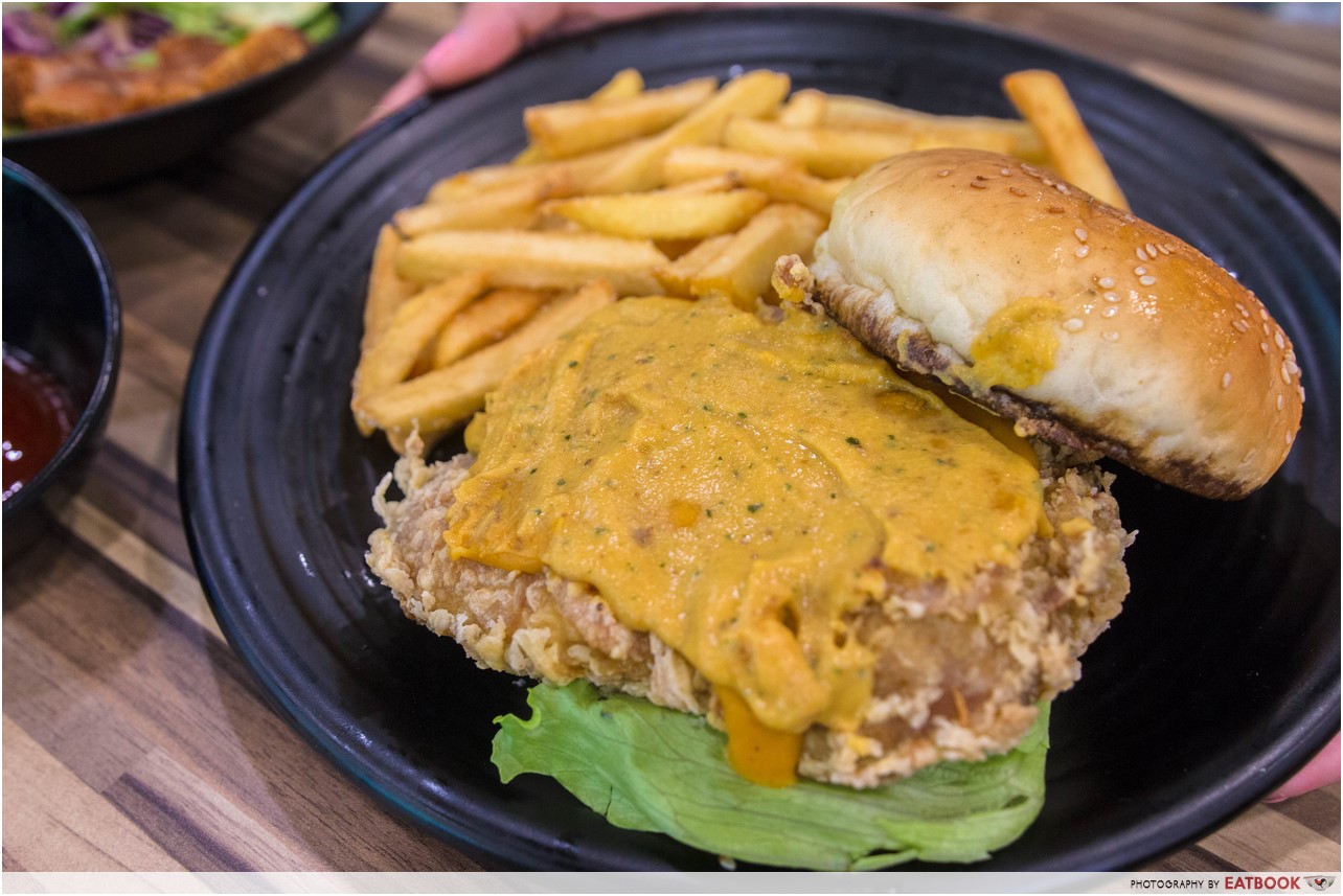 Foodsmith - Salted Egg Chicken Burger