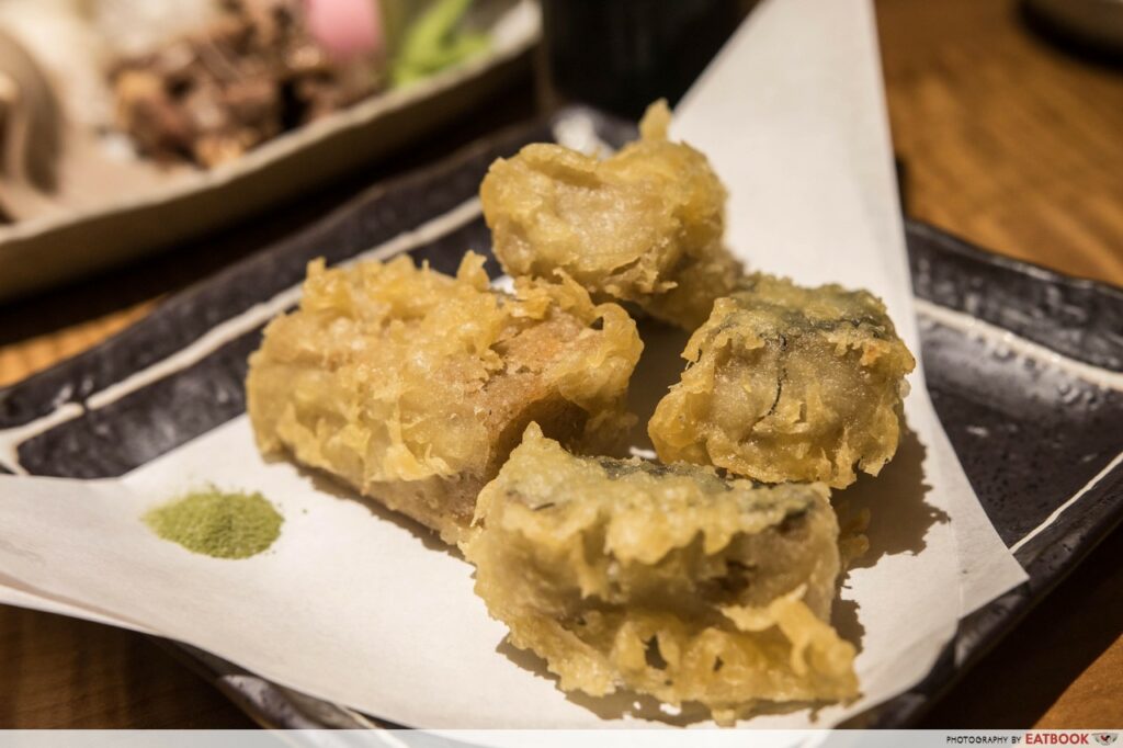 Nadai Fujisoba Ni-Hachi Mash Buckwheat Tempura