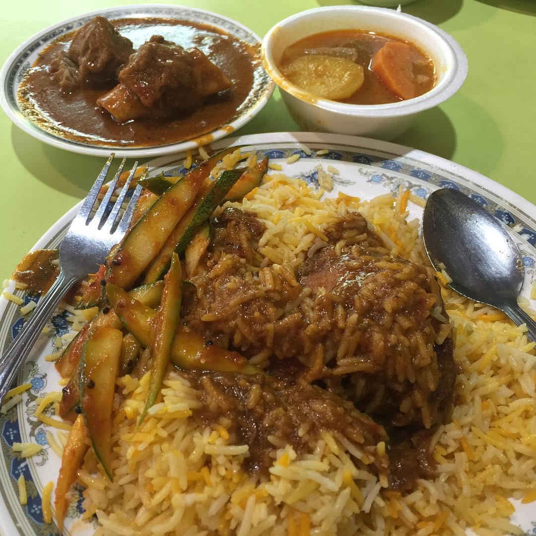 famous Nasi Biryani - Geylang Briyani Stall