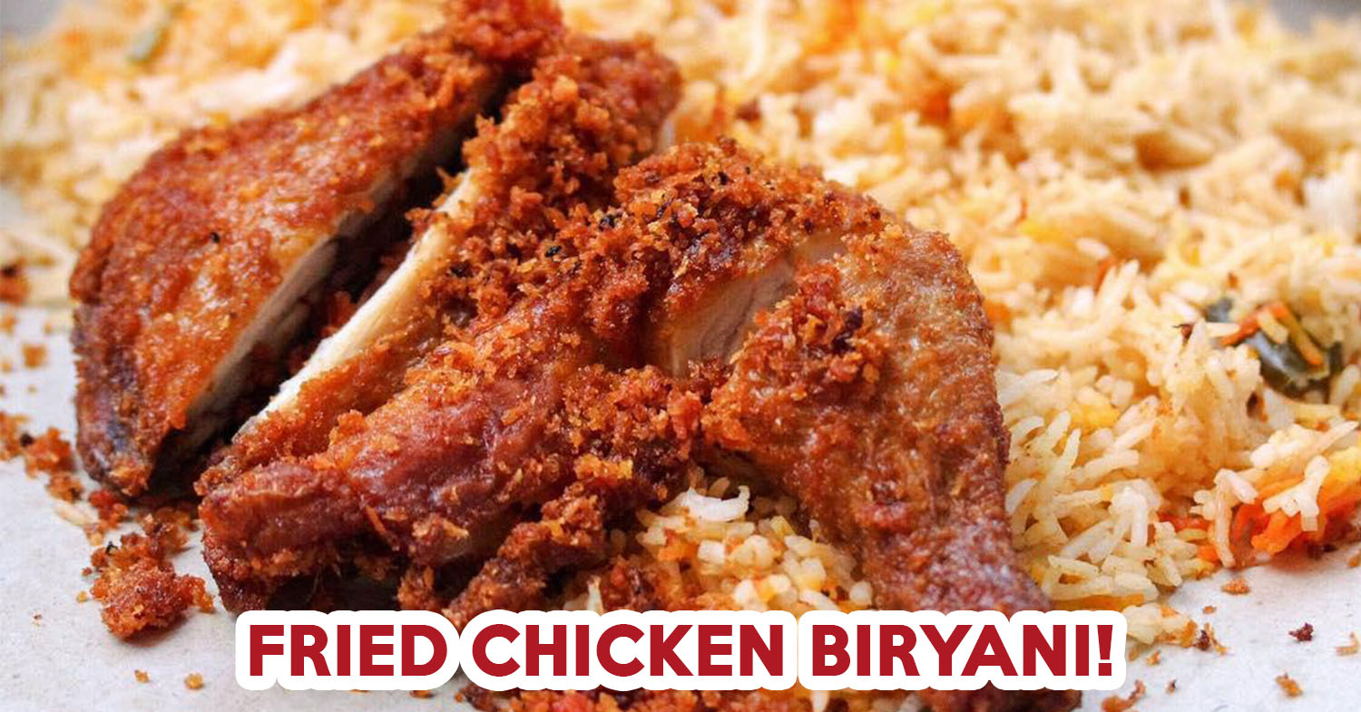 of famous nasi biryani priced from $3 onwards for you to try out, including...