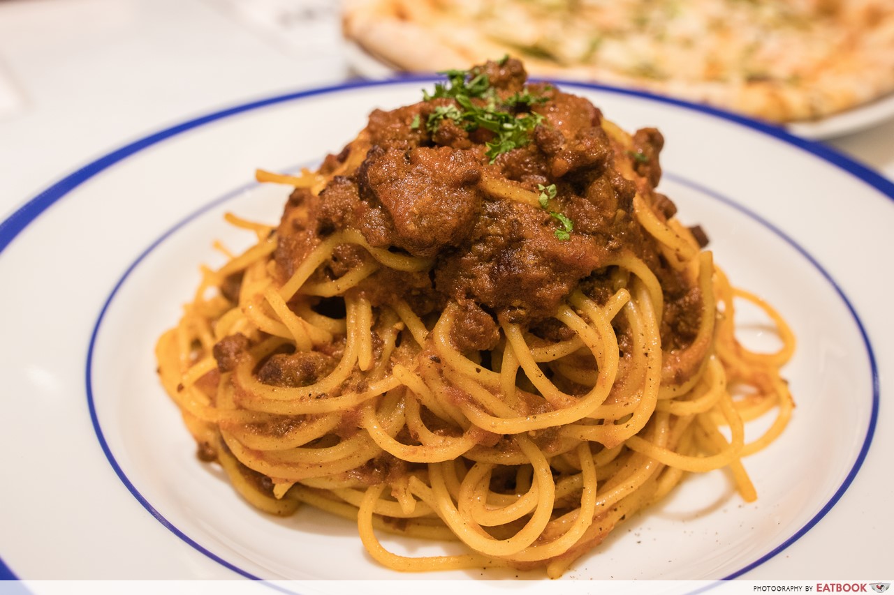 SORA- bolognese pasta