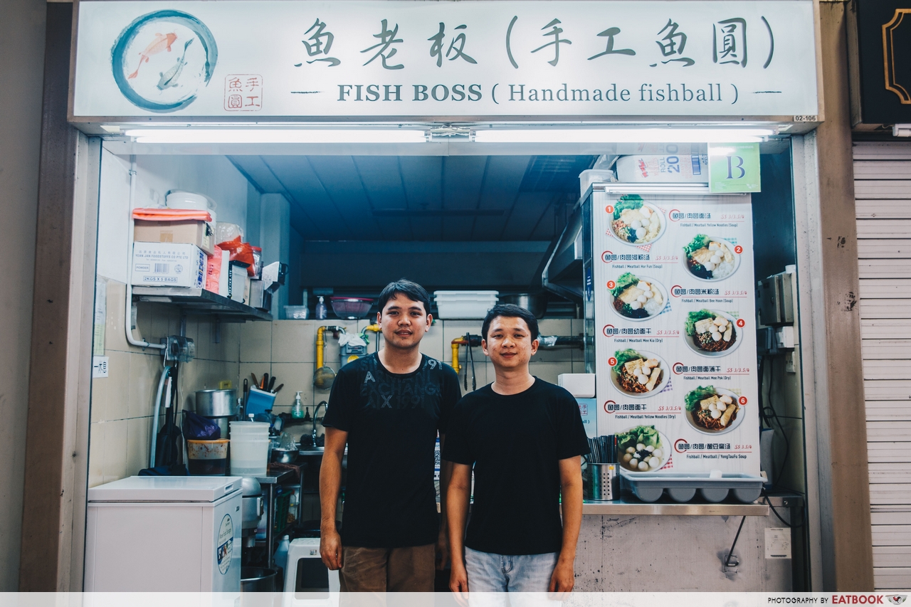 old-school hawkers - fish boss