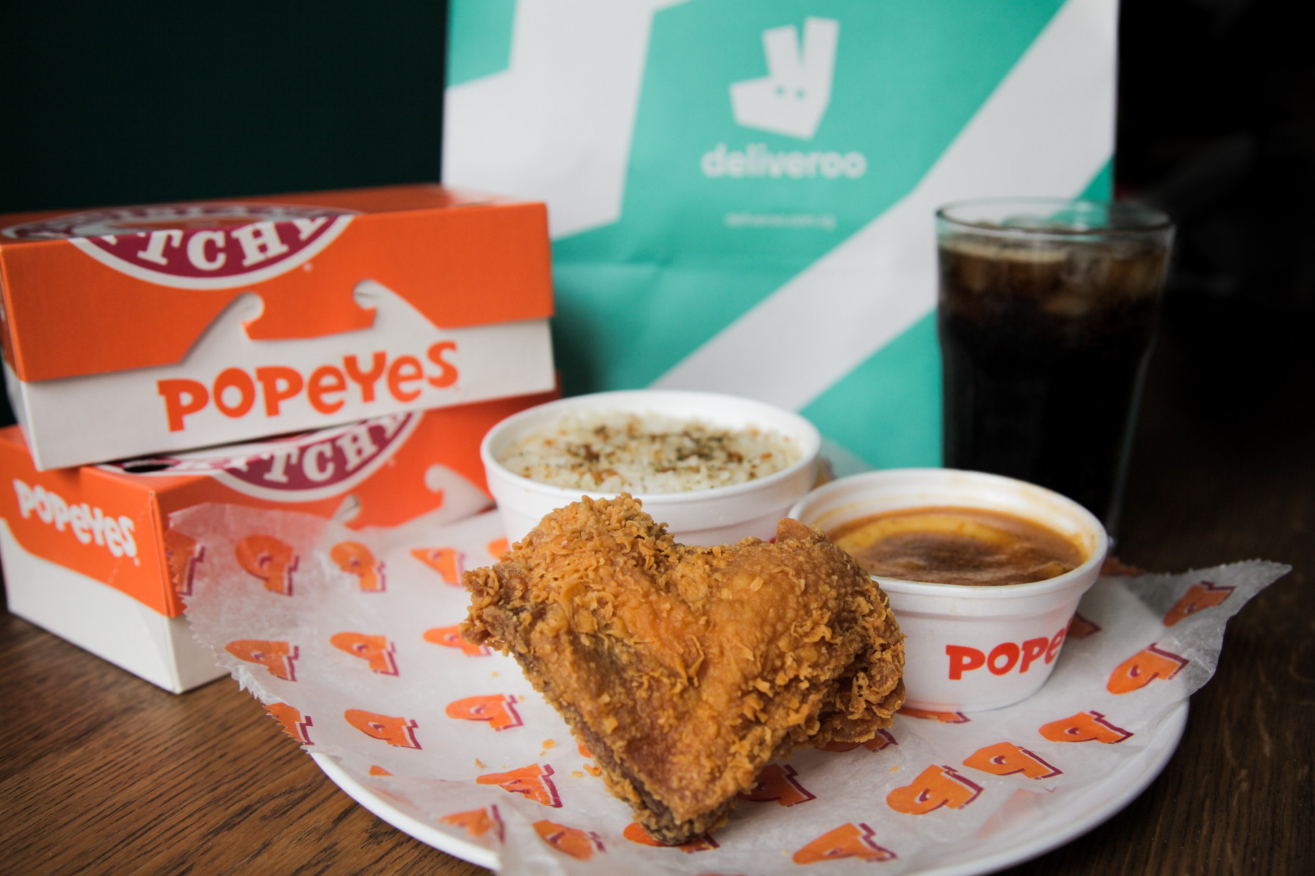 deliveroo popeyes