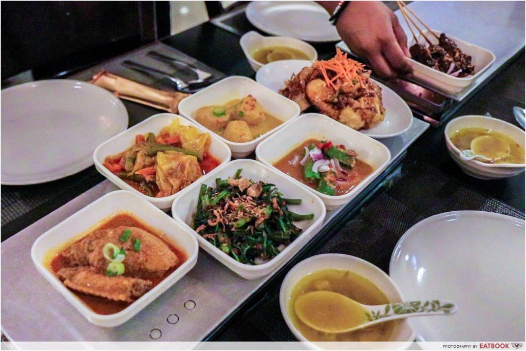halal buffets- rice table
