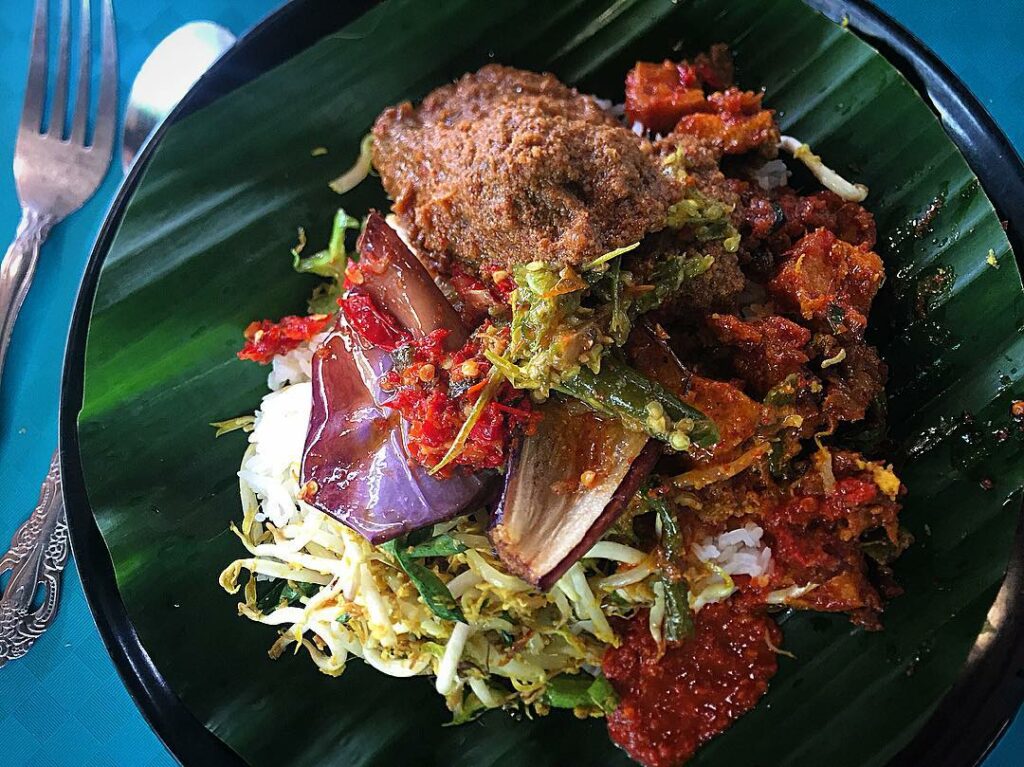 old school nasi padang stalls Sinar Pagi Nasi Padang