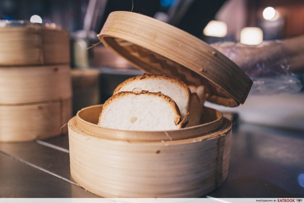 papparich Hainan Steamed Bread with Butter and Kaya