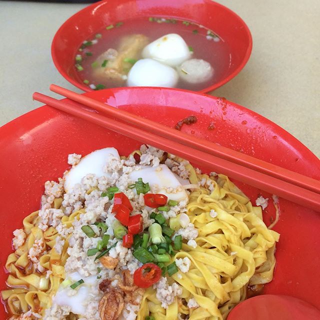 yishun hawker gems - 761 Fishball Noodle