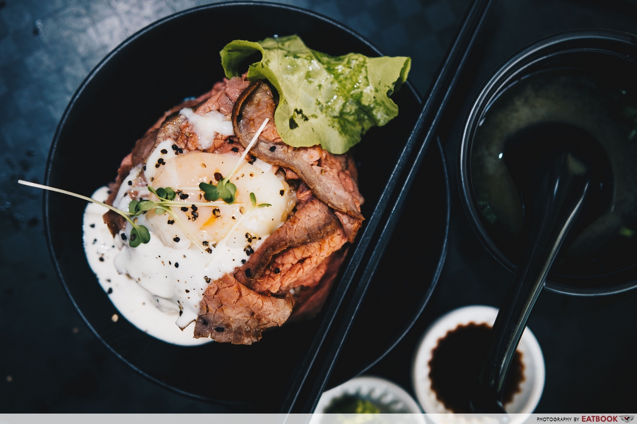 hawker beef donburi - gyu nami