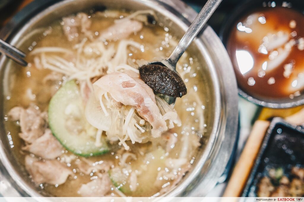 Seoul Garden Hotpot Korean Soybean Soup