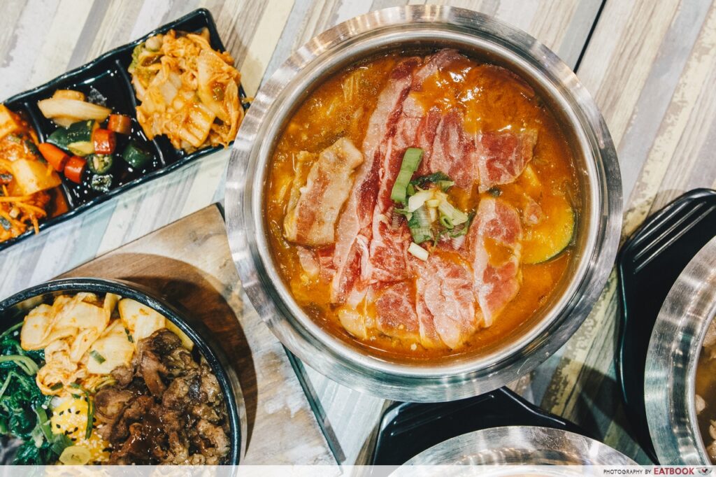 Seoul Garden hotpot wagyu beef kimchi jjigae