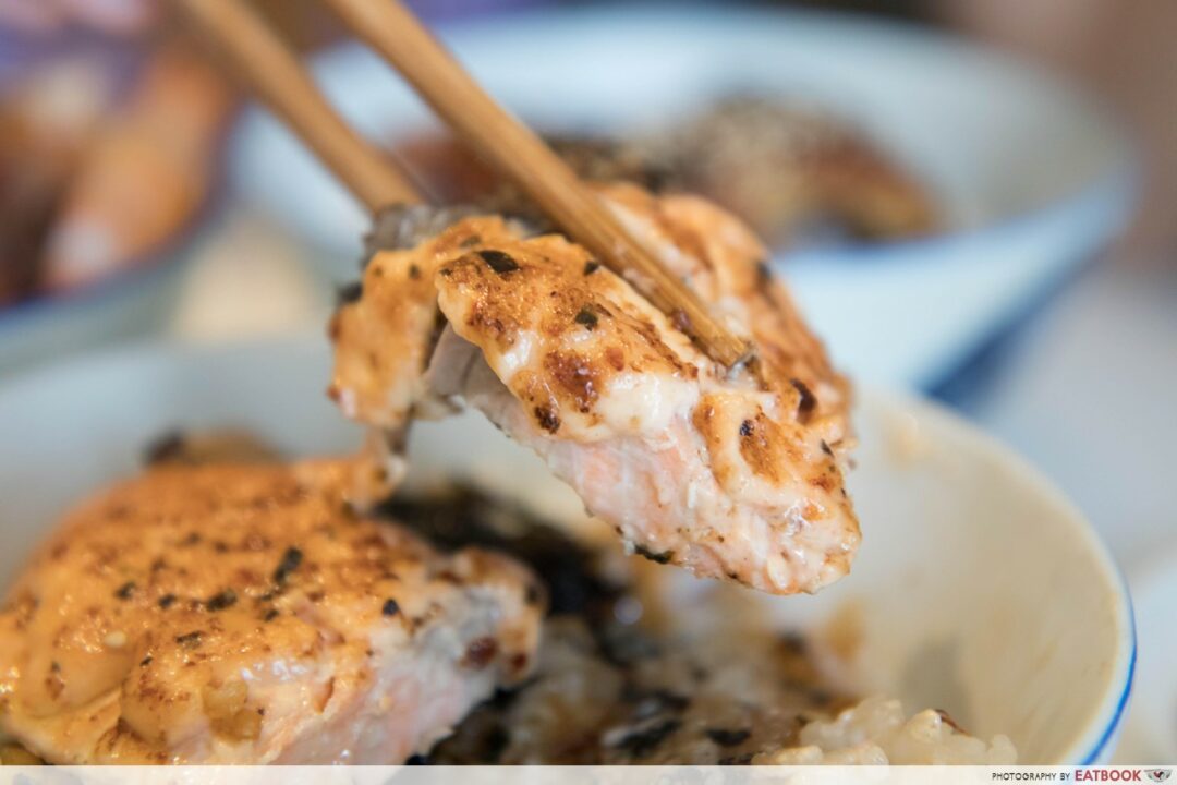 District Sushi Review Bara Chirashi Don And Salmon Mentaiyaki At 10 Each At Sunshine Plaza