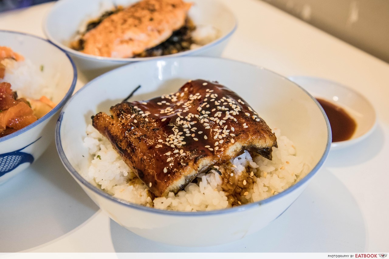 district sushi - unagi don