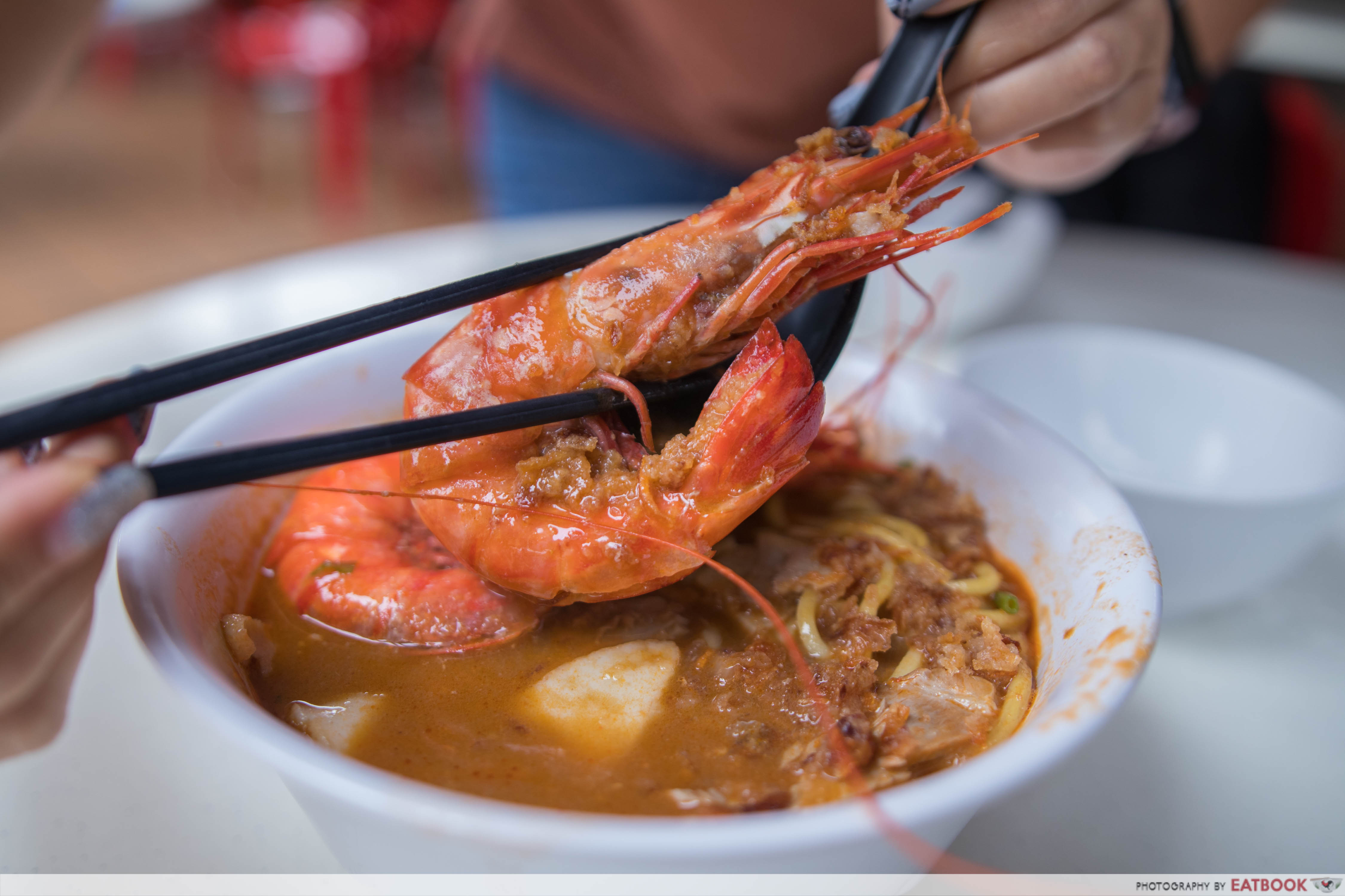 Ah Lipp Prawn Mee - Big Prawn