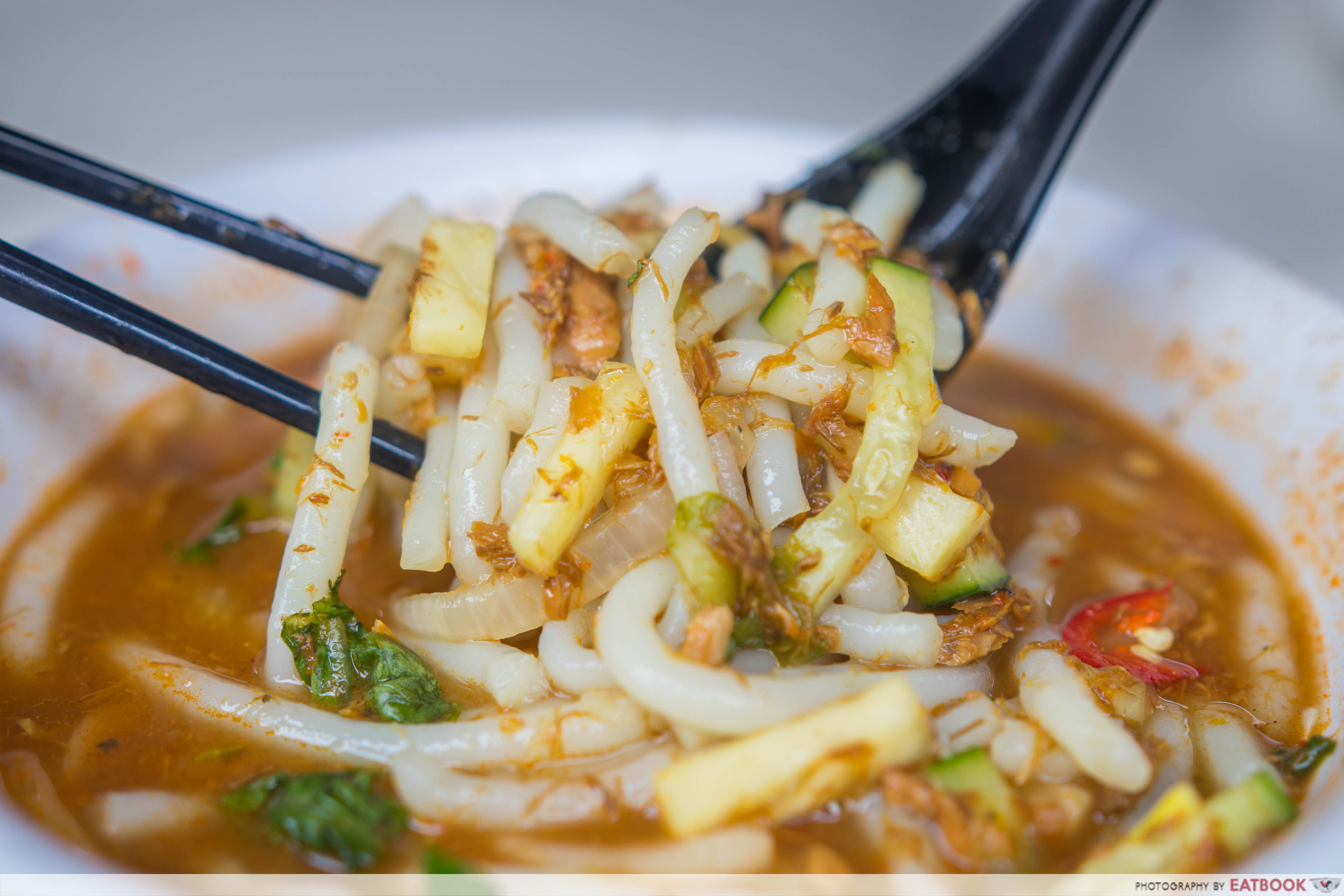 Ah Lipp Prawn Mee - Chopped Laksa