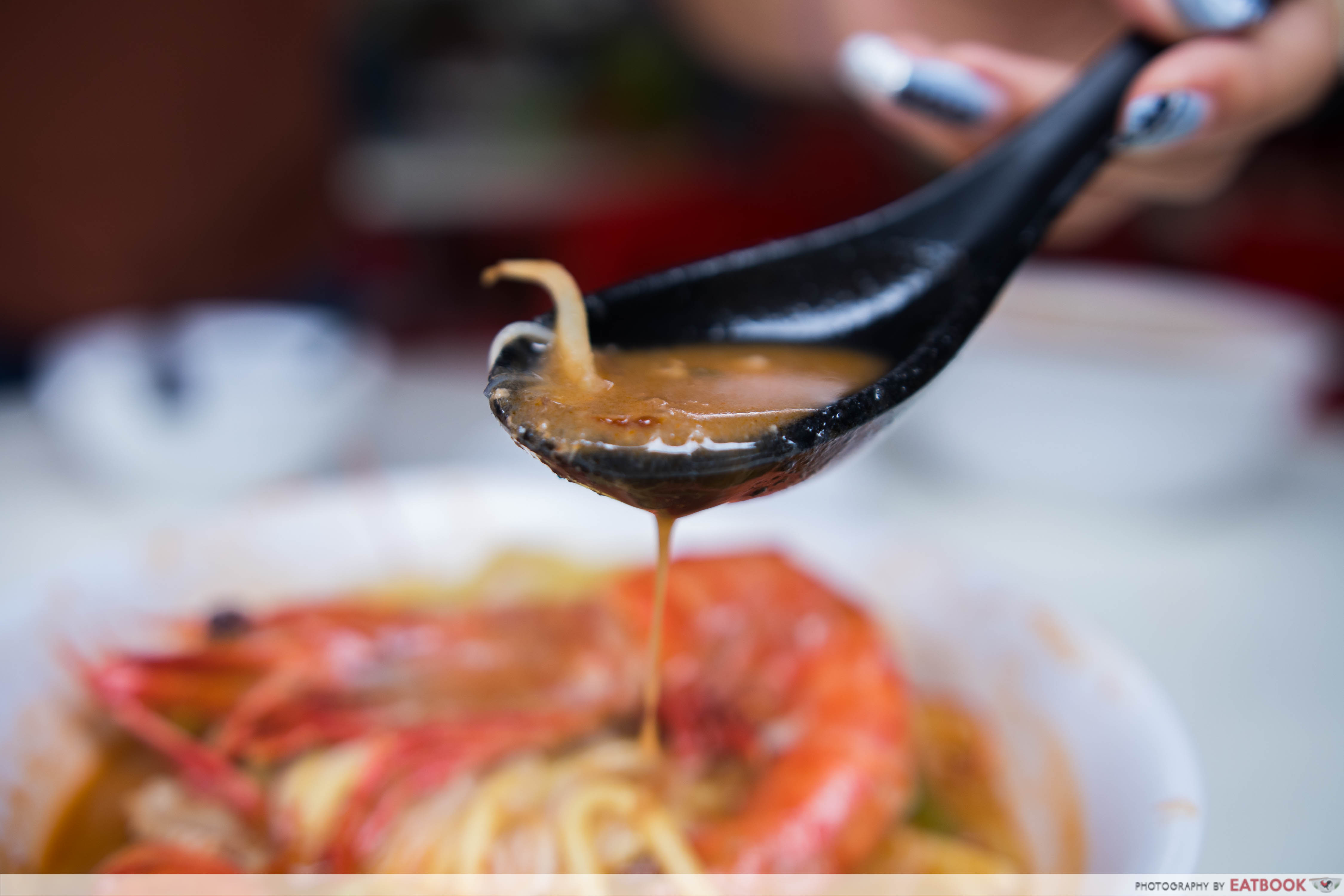 Ah Lipp Prawn Mee - Prawn Broth