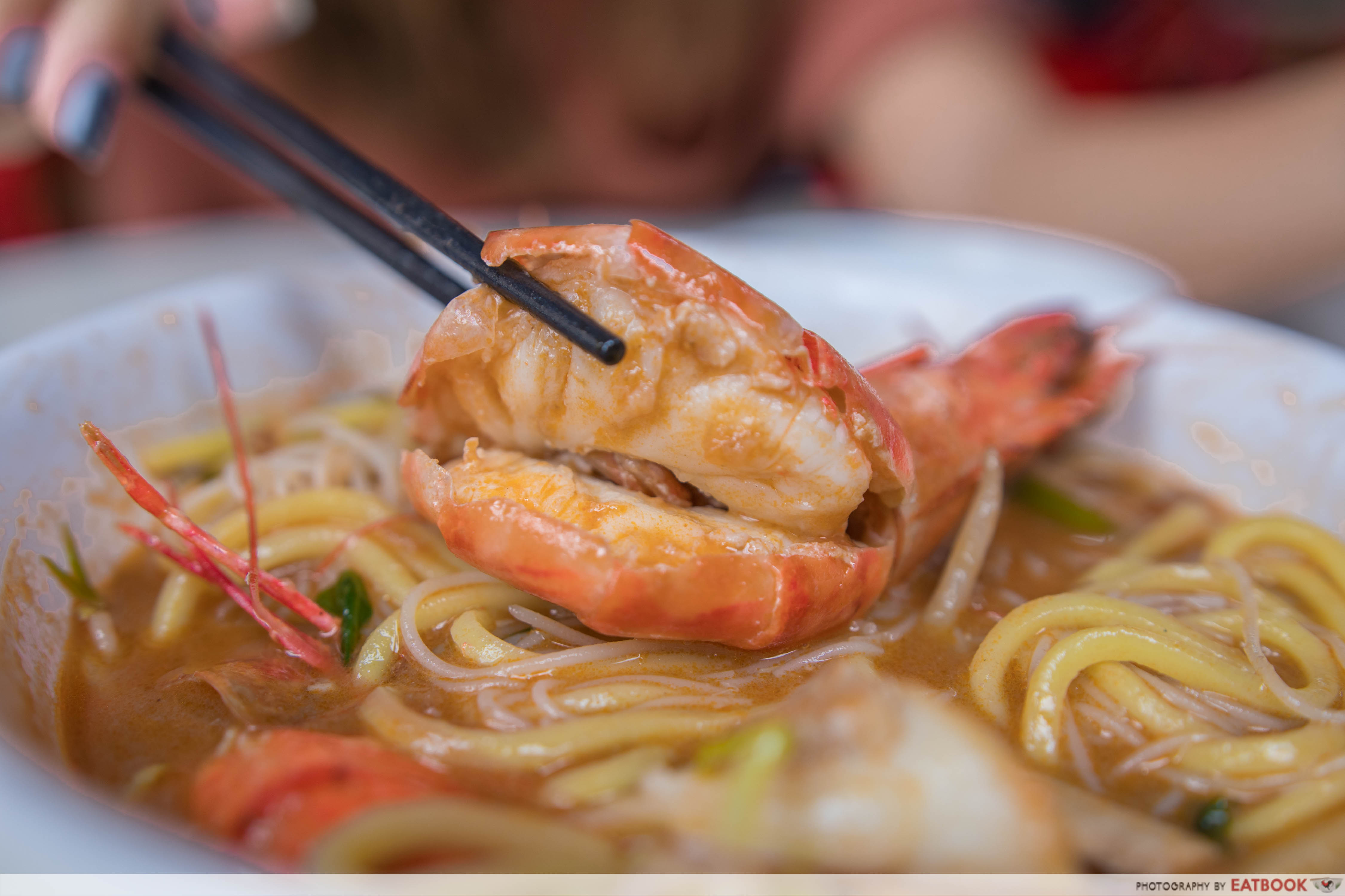 Ah Lipp Prawn Mee - Prawn Flesh