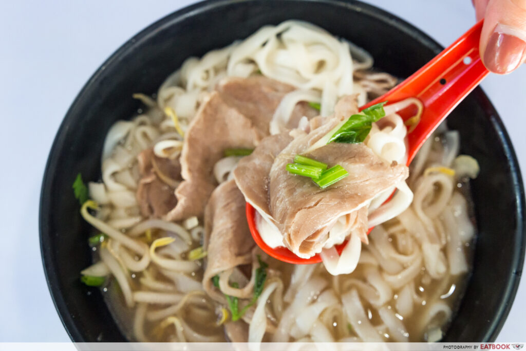 J&J Special Beef Noodle - Closeup Wagyu Beef Noodle