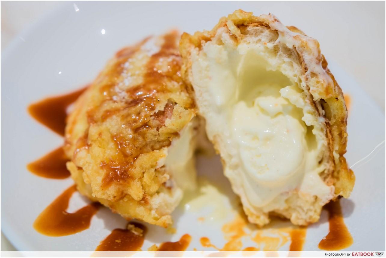 Romantic Cafes - Tempura Ice-cream