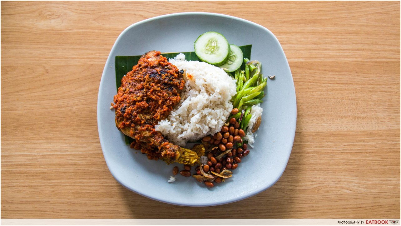 hipster hawker centres - nasi lemak ayam