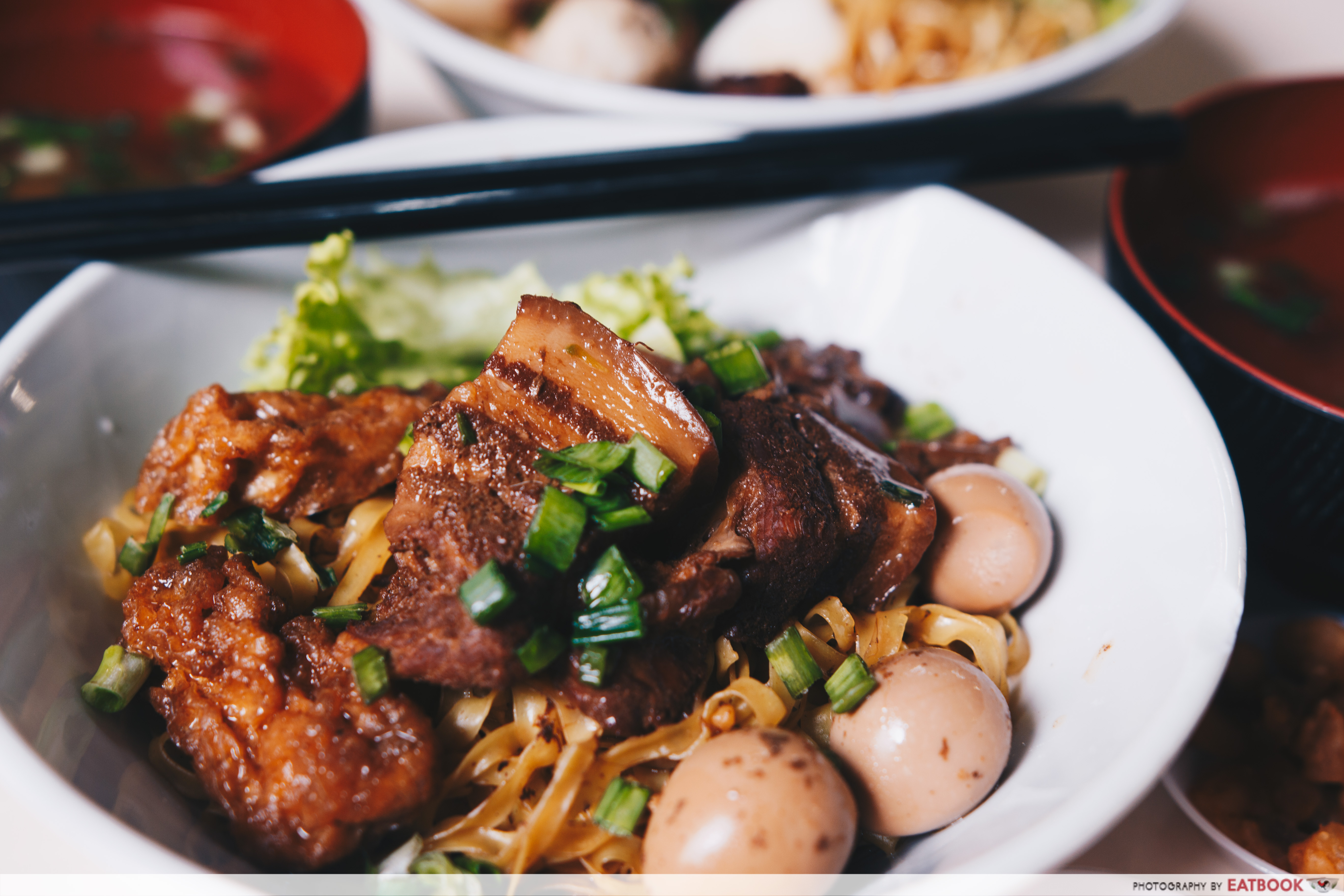 Aw's Signature Minced Pork Noodles - Braised Pork Noodle