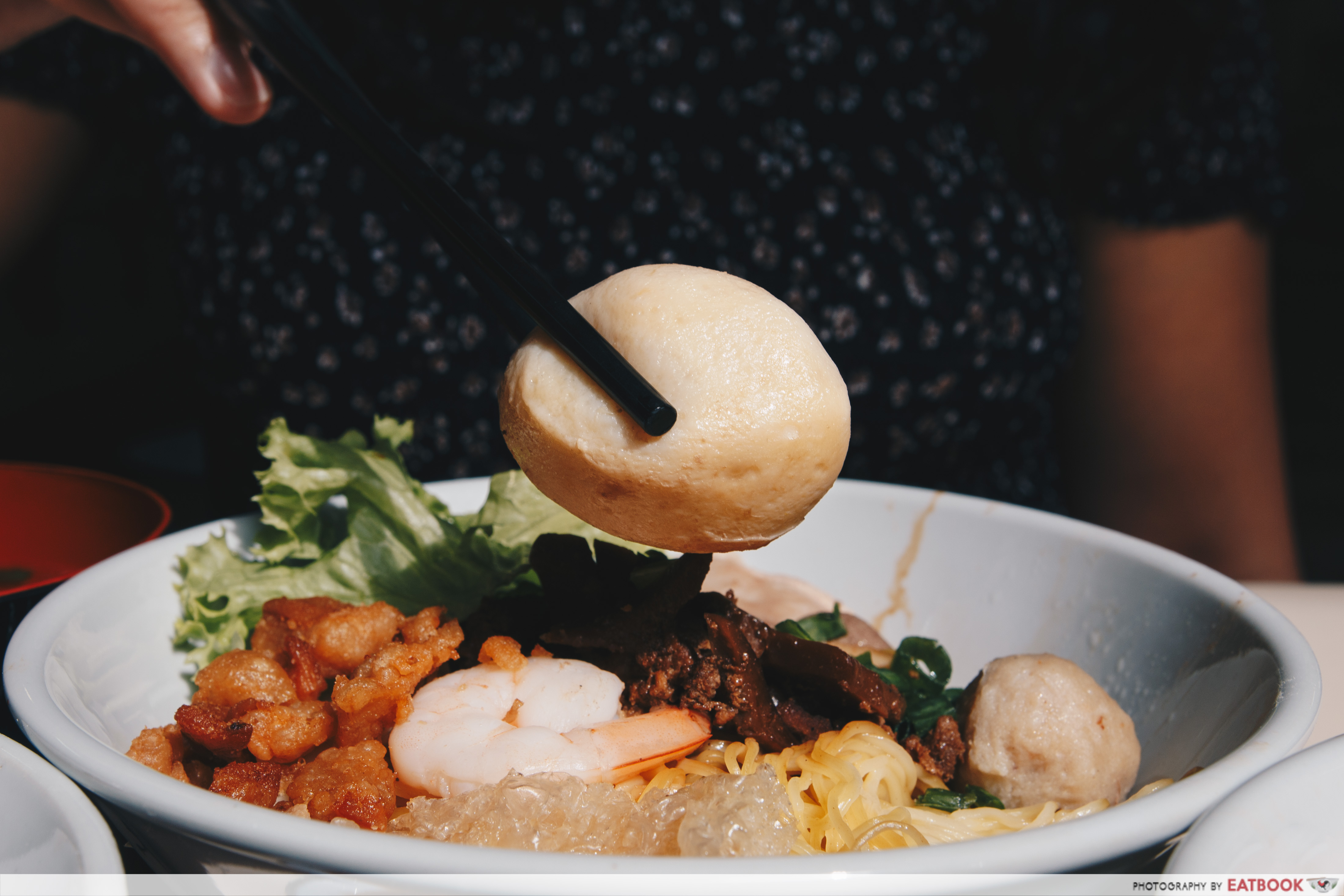 Aw's Signature Minced Pork Noodles - Handmade Fishball