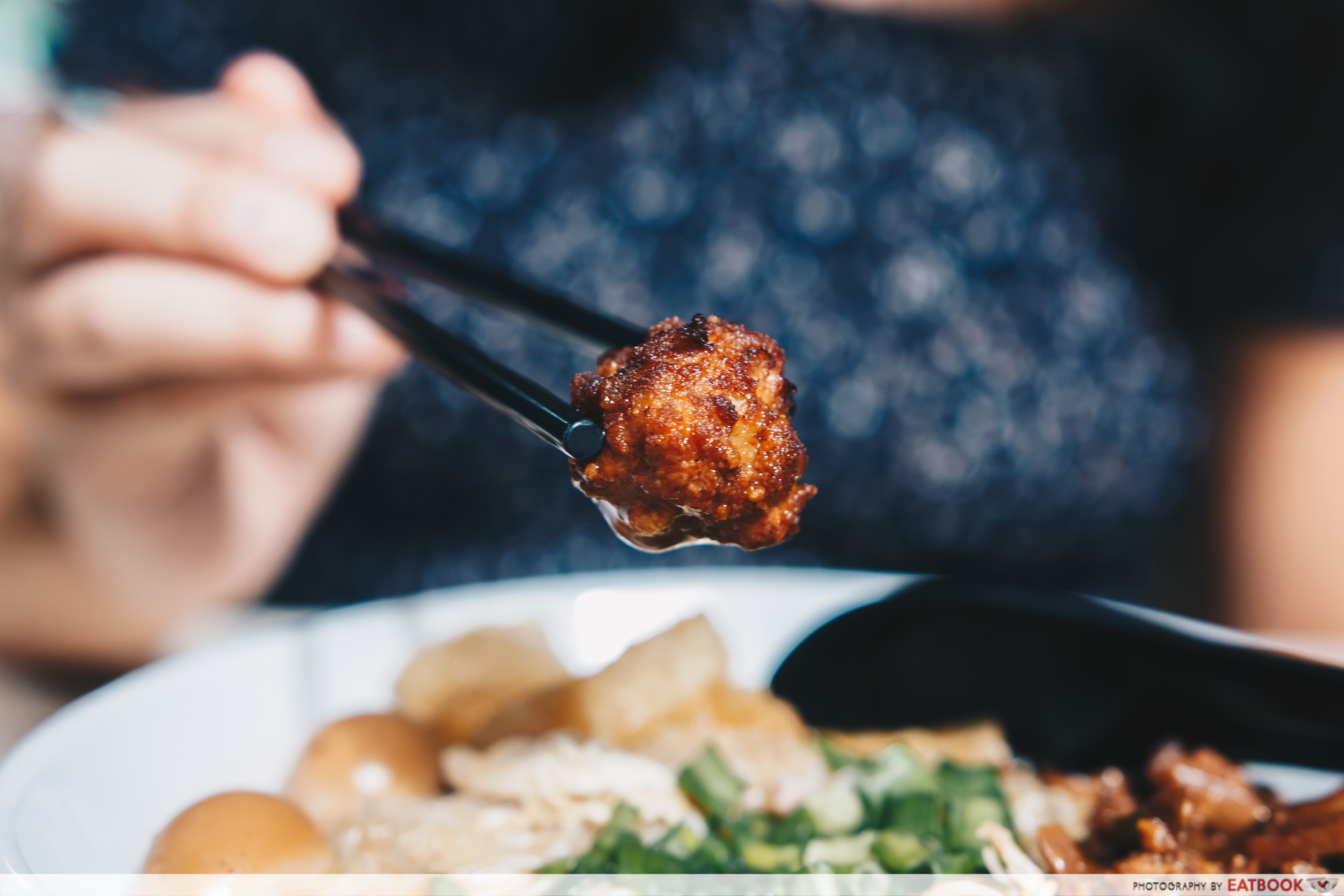 Aw's Signature Minced Pork Noodles - Meatball