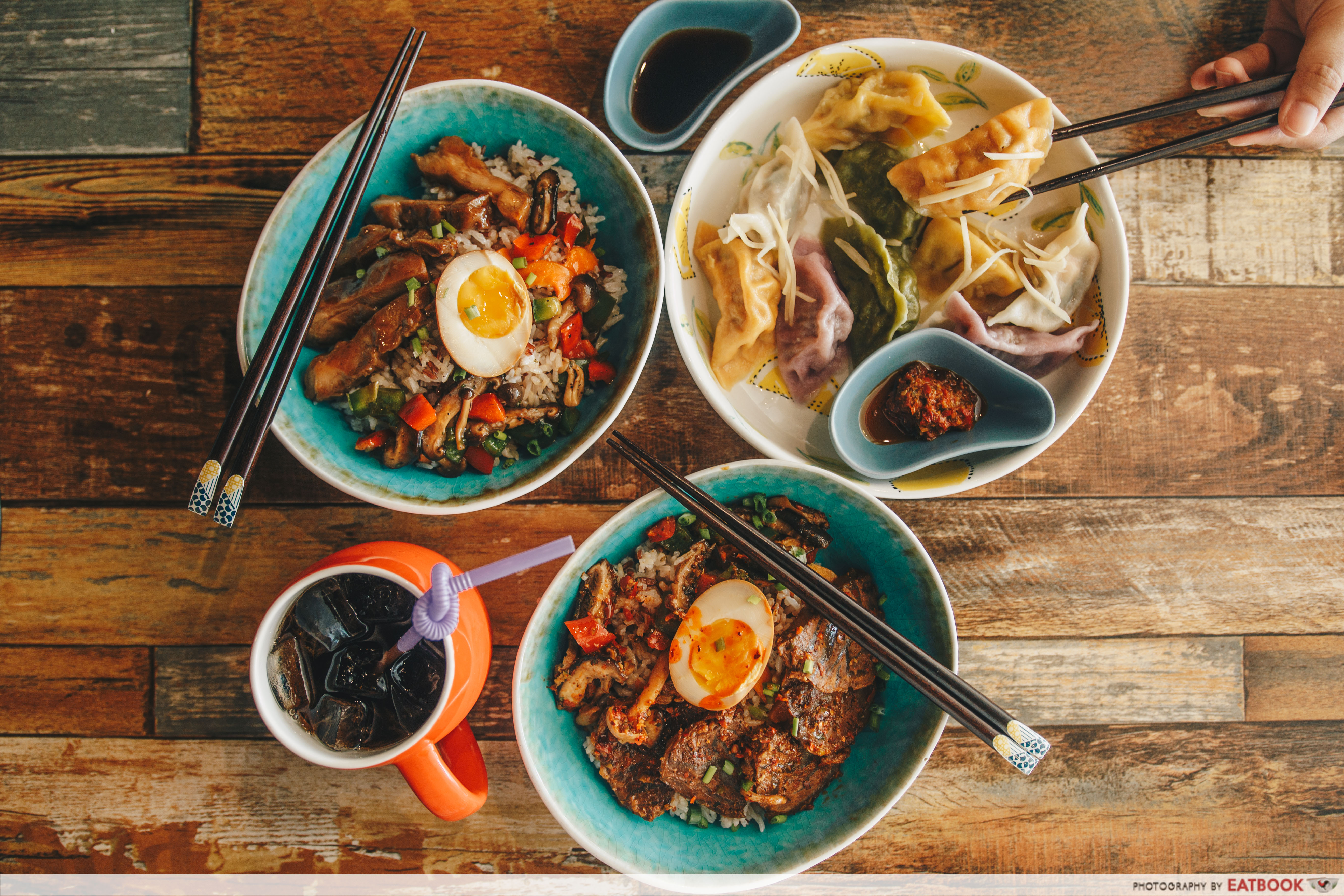 Dumplings Cafe - Flatlay