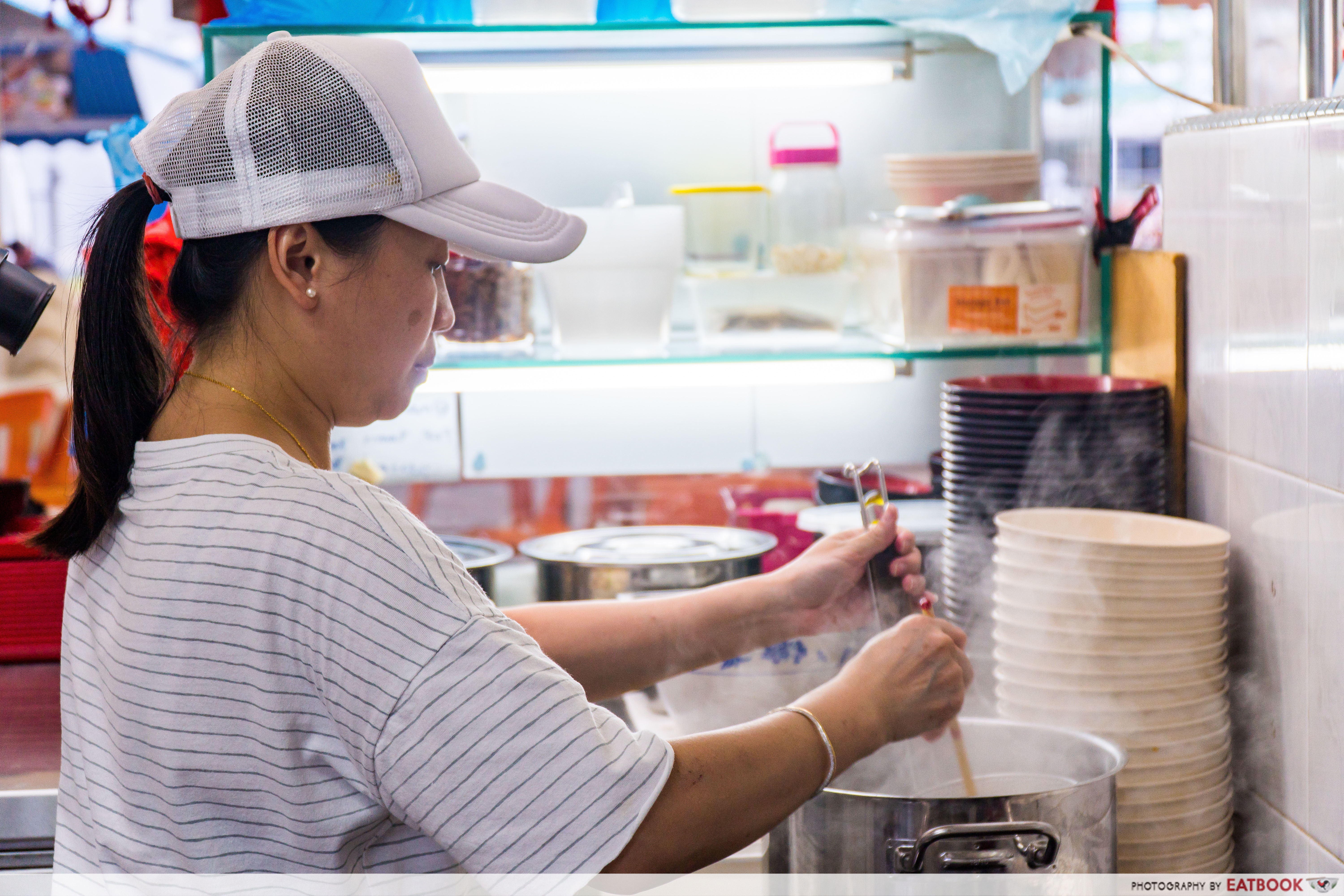 Madam Leong Ban Mian - preparation