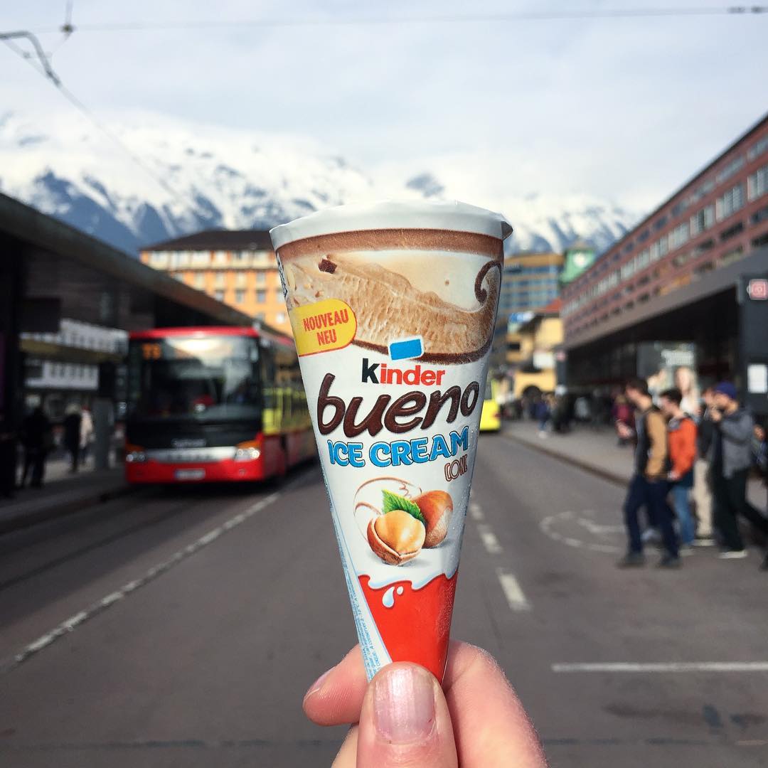 kinder bueno ice-cream - packaging