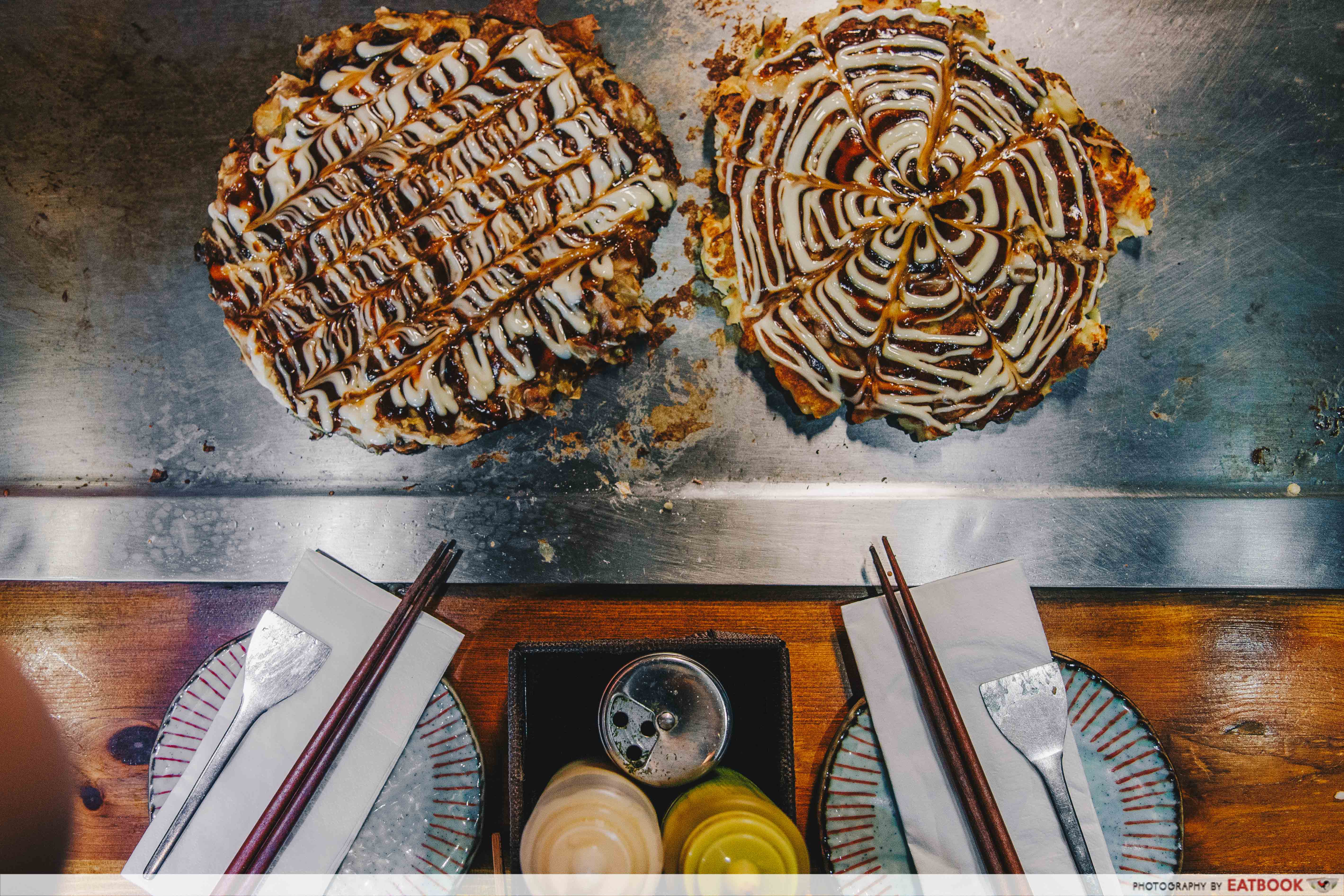 Ajiya Okonomiyaki - flatlay