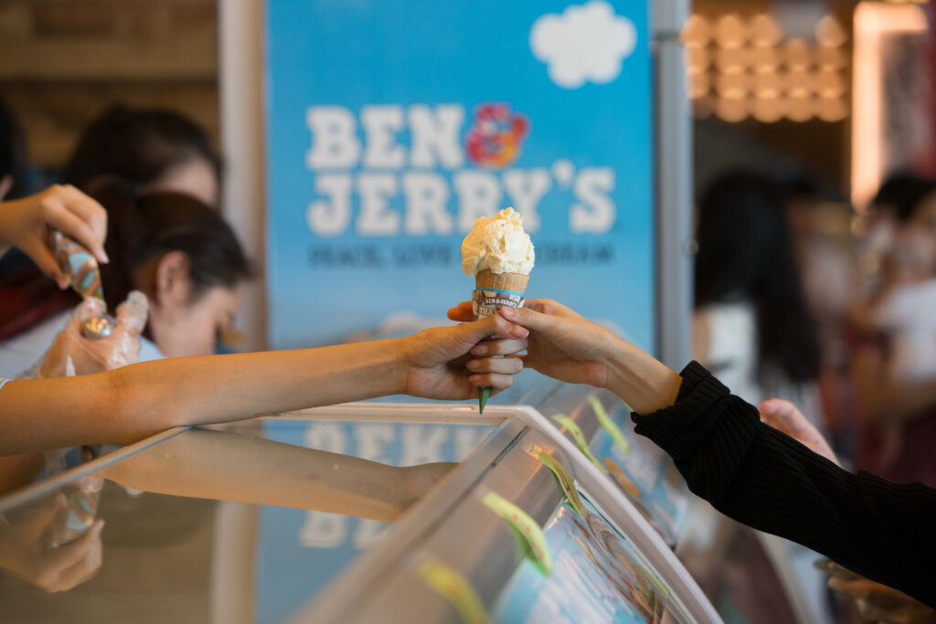 Ben and jerry ice cream eating challenge