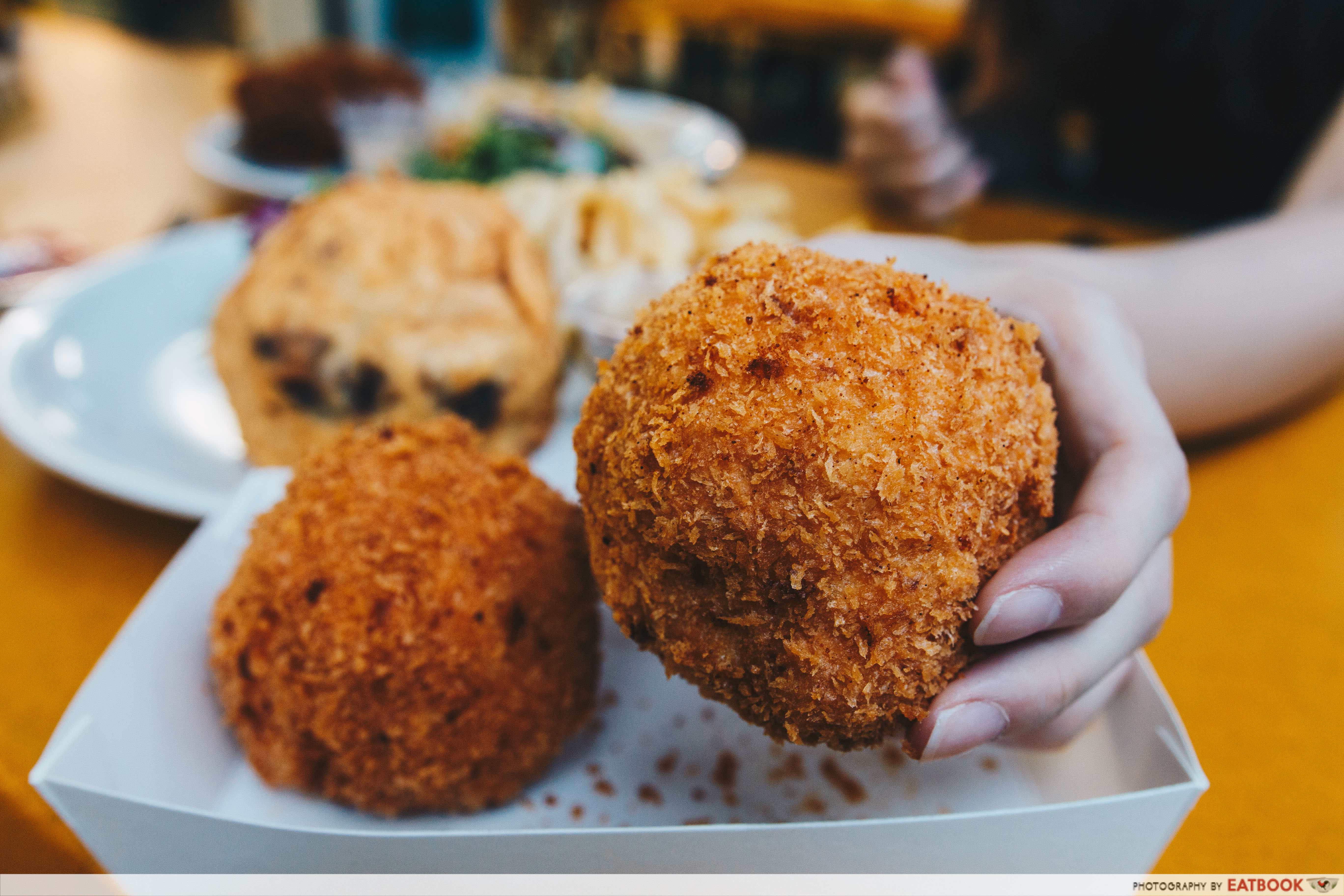 Fat Monkeys Singapore- fried mac and cheese