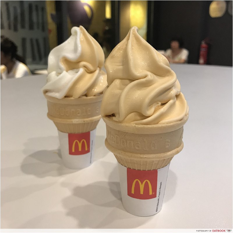 McDonald's Thai Milk Tea Ice-Cream - Cones