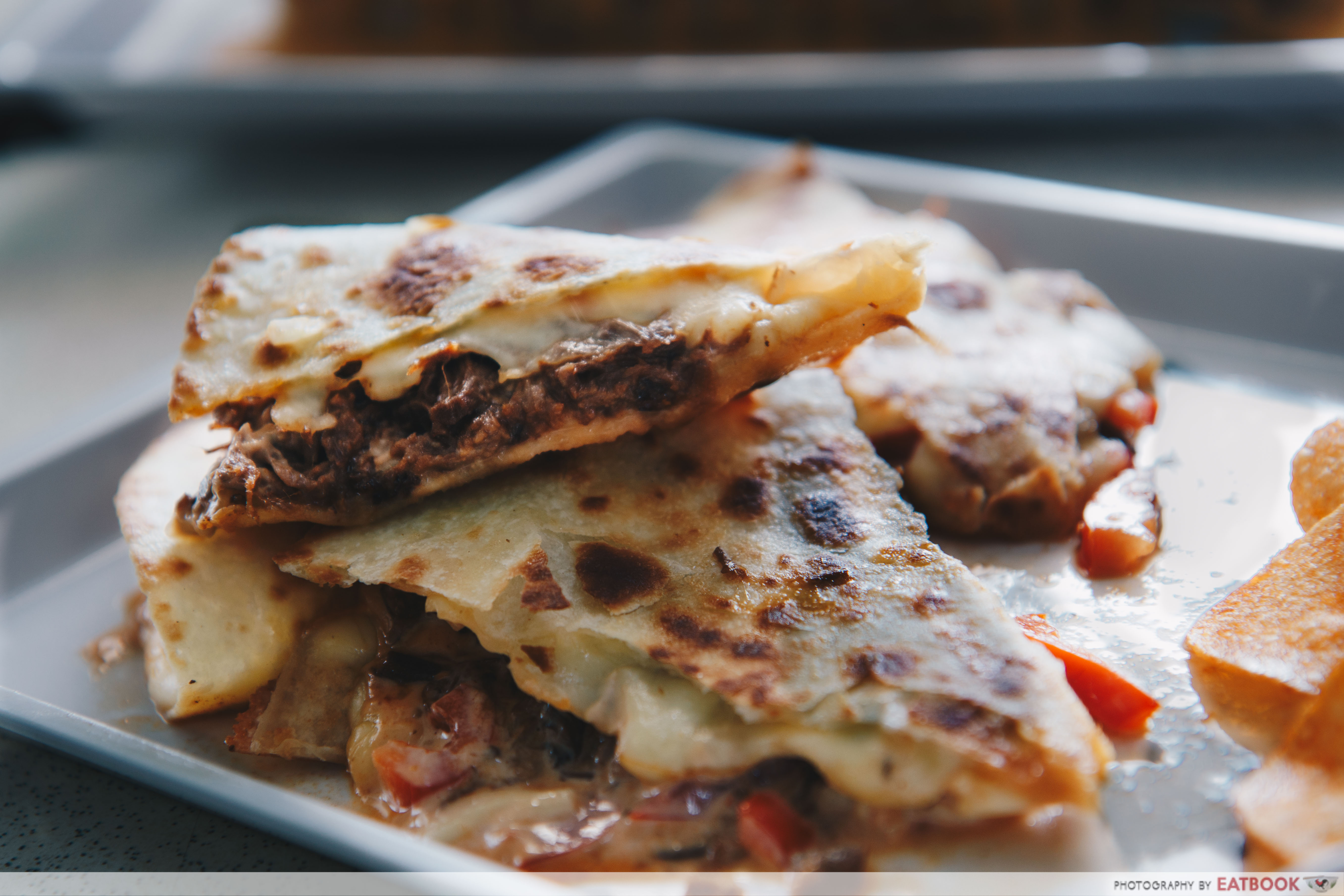 The Bread Gang - Beef Quesadilla Focus Shot