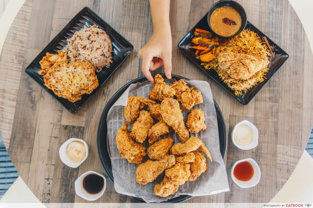 Waker Chicken X Oppa Grill - flatlay