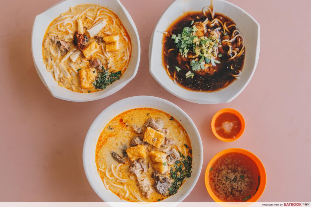 Beef Laksa - Flatlay