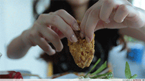 Bubble's Kitchen- chicken wing gif