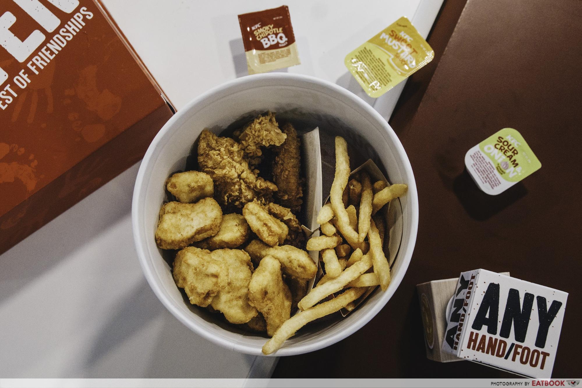 KFC's New Dip 'N Share Bucket Is The Ultimate Party Snack For Chicken