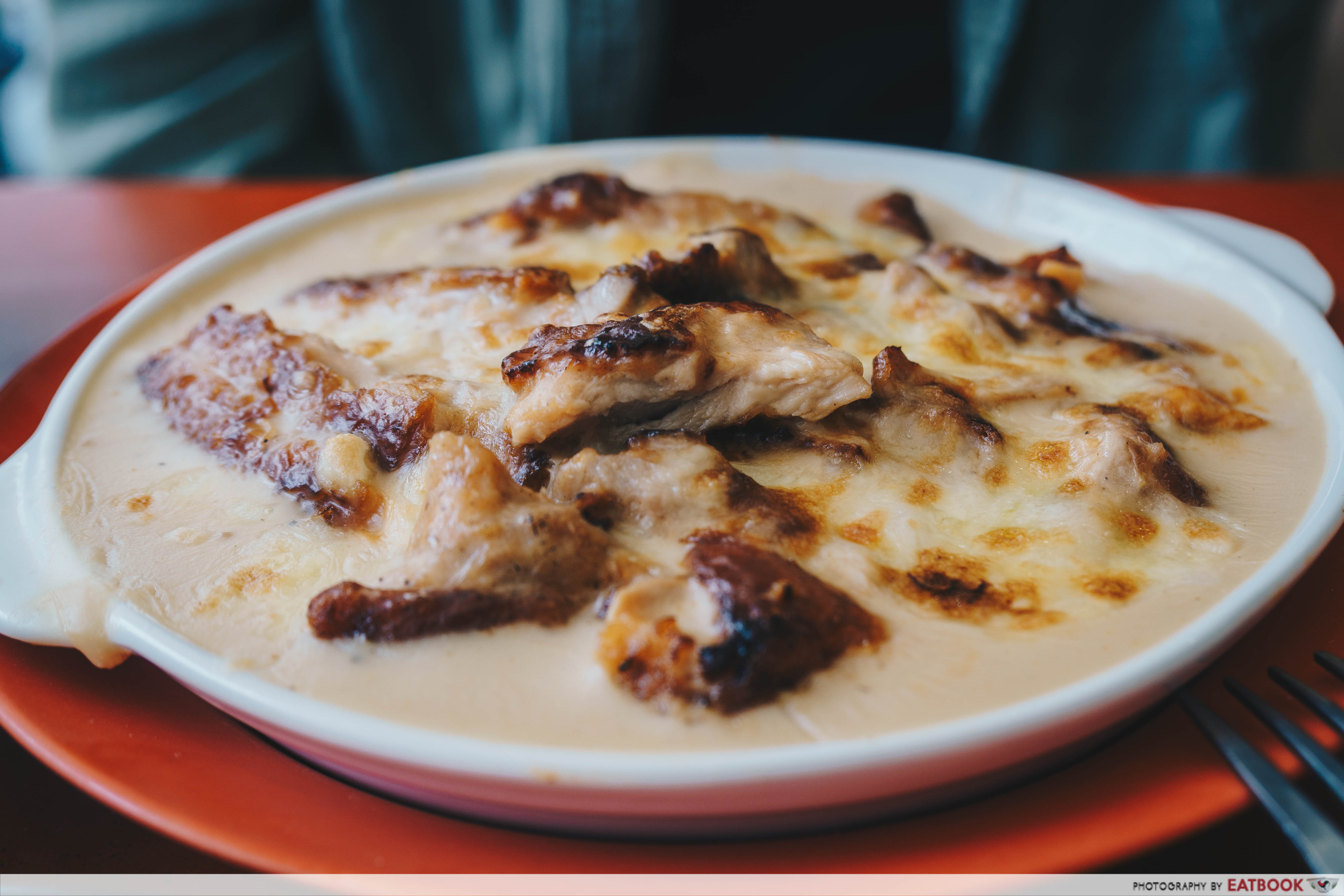 Tom's Kitchen - Baked Rice w White Sauce & Grilled Chicken